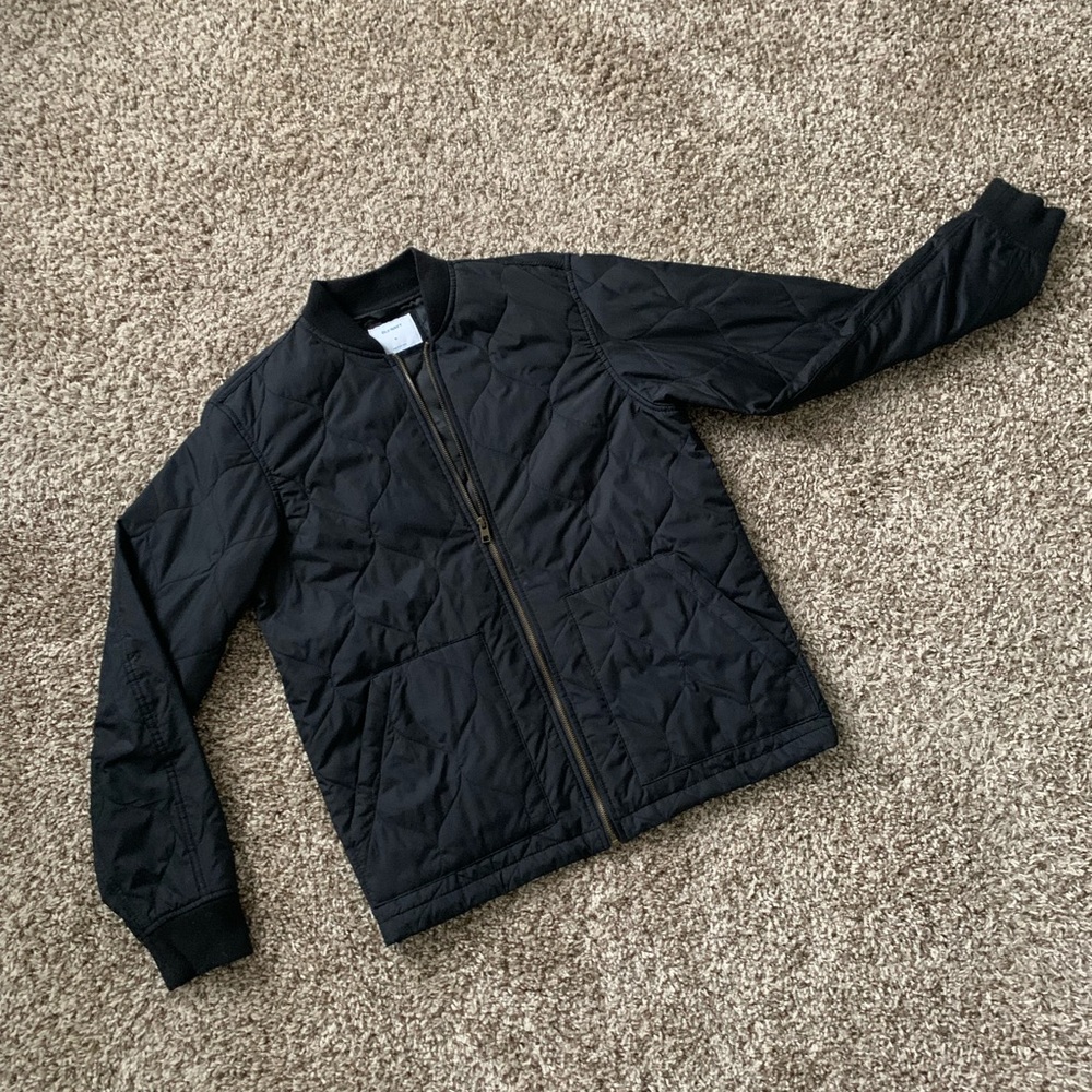 Mens Bomber jacket black, Size Medium